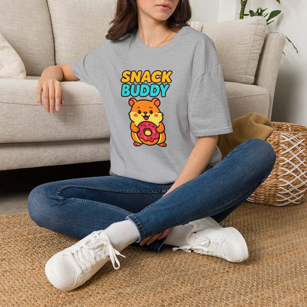 Snack Buddy Donut Hamster T-Shirt
