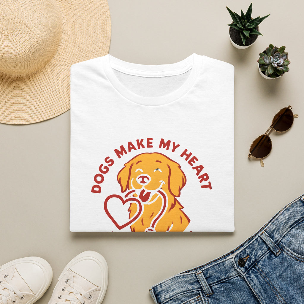 Dogs Make Heart Pawsitive T-Shirt