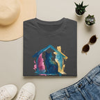 Watercolor Cat Inside House T-Shirt