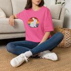 Rainbow striped rabbit T-Shirt