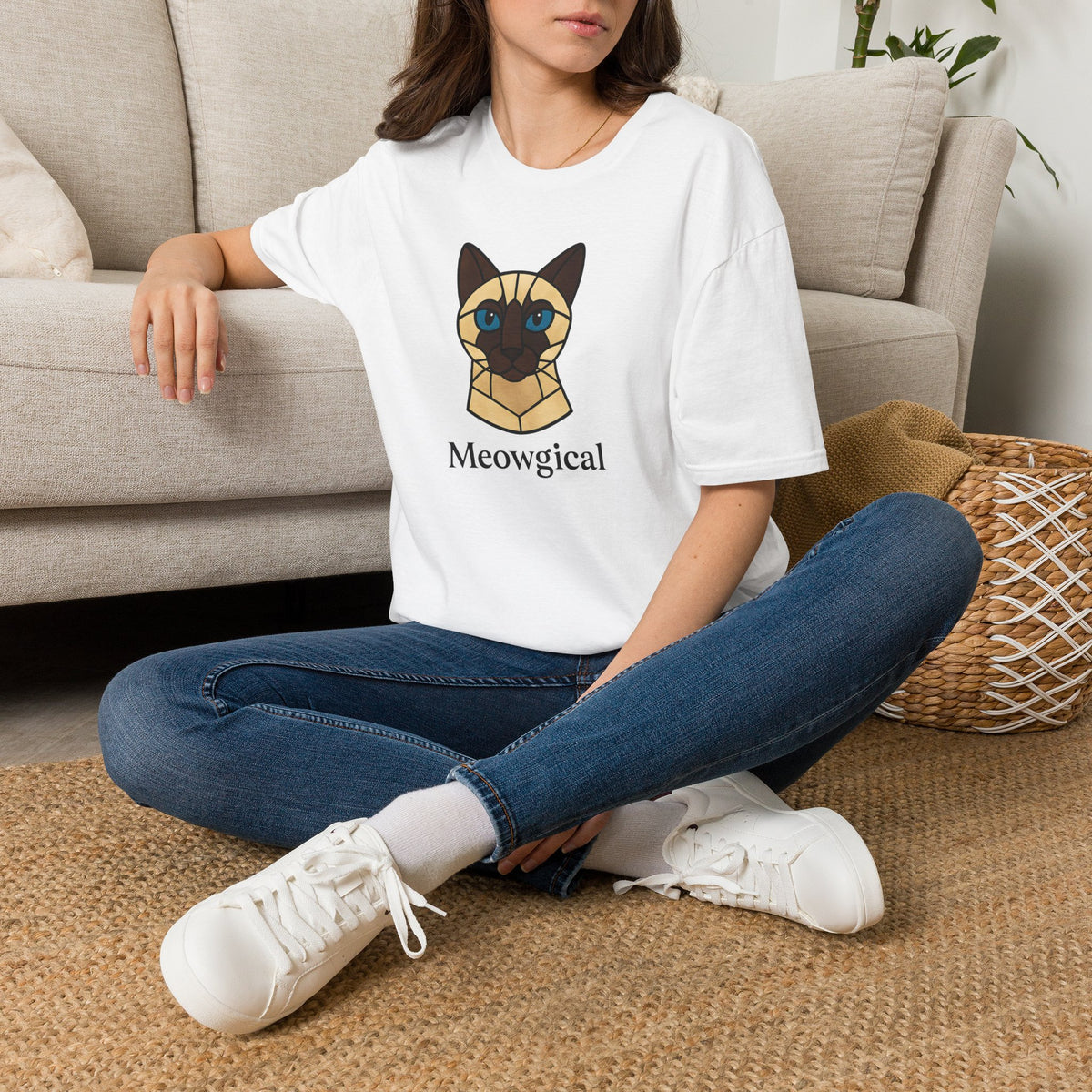 Stained Glass Cat T-Shirt