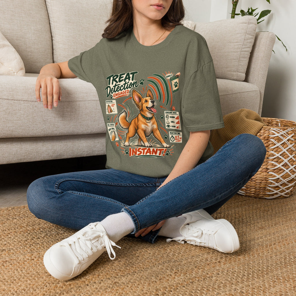 Dog Treat Detection T-Shirt — Funny Corgi ‘Treat Detection: Engaged’ Tee