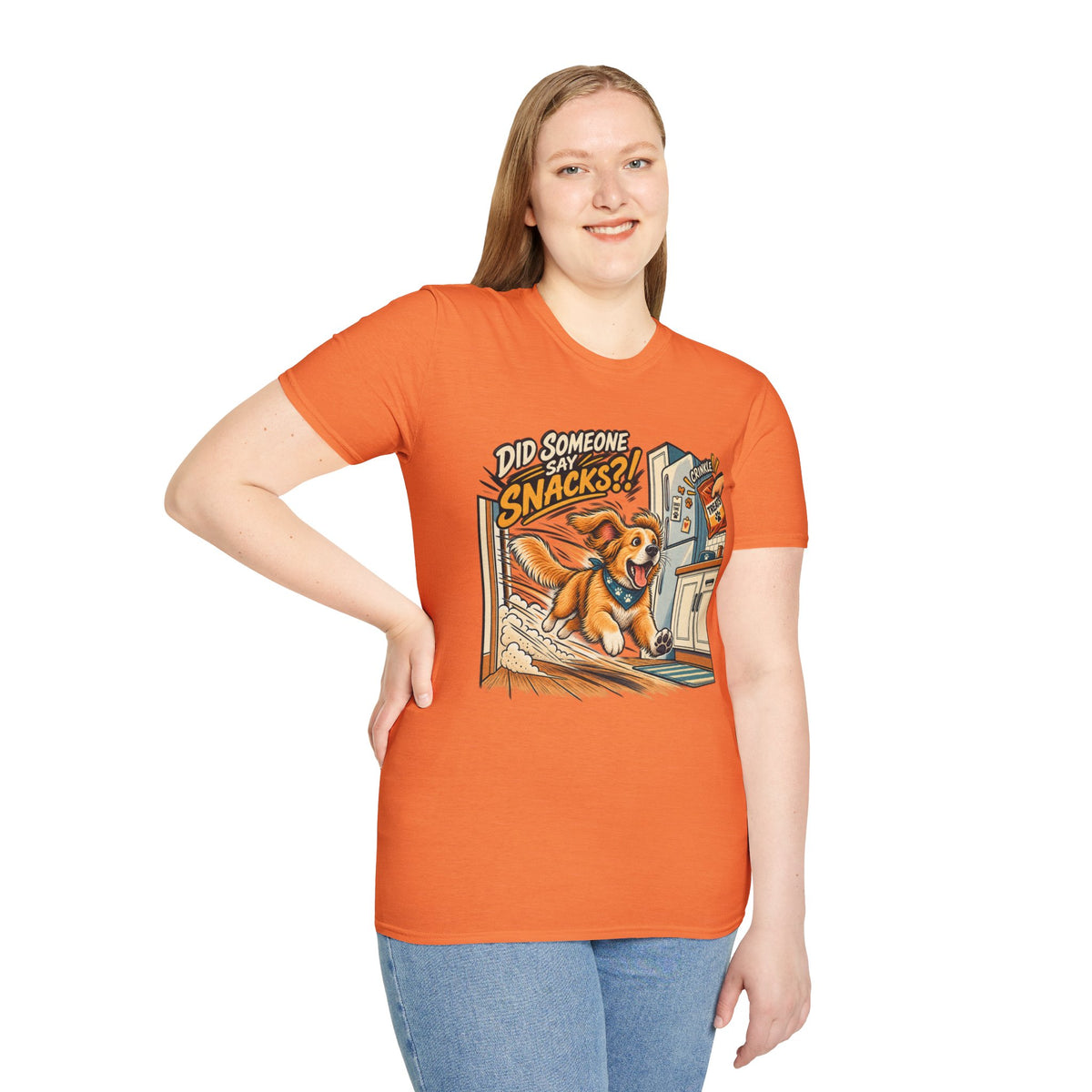 Did Someone Say Snacks? Dog Graphic T-Shirt